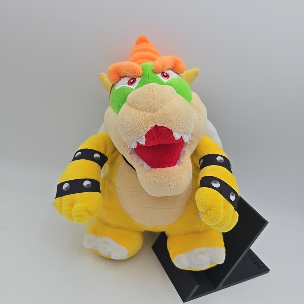 Super Mario Bros Bowser Nintendo SE601-186 10" San-Ei Plush Nintendo Rare